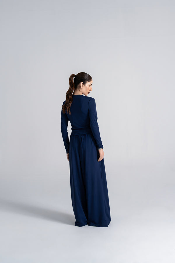 Bodyline Long Sleeve Tee - Midnight Navy