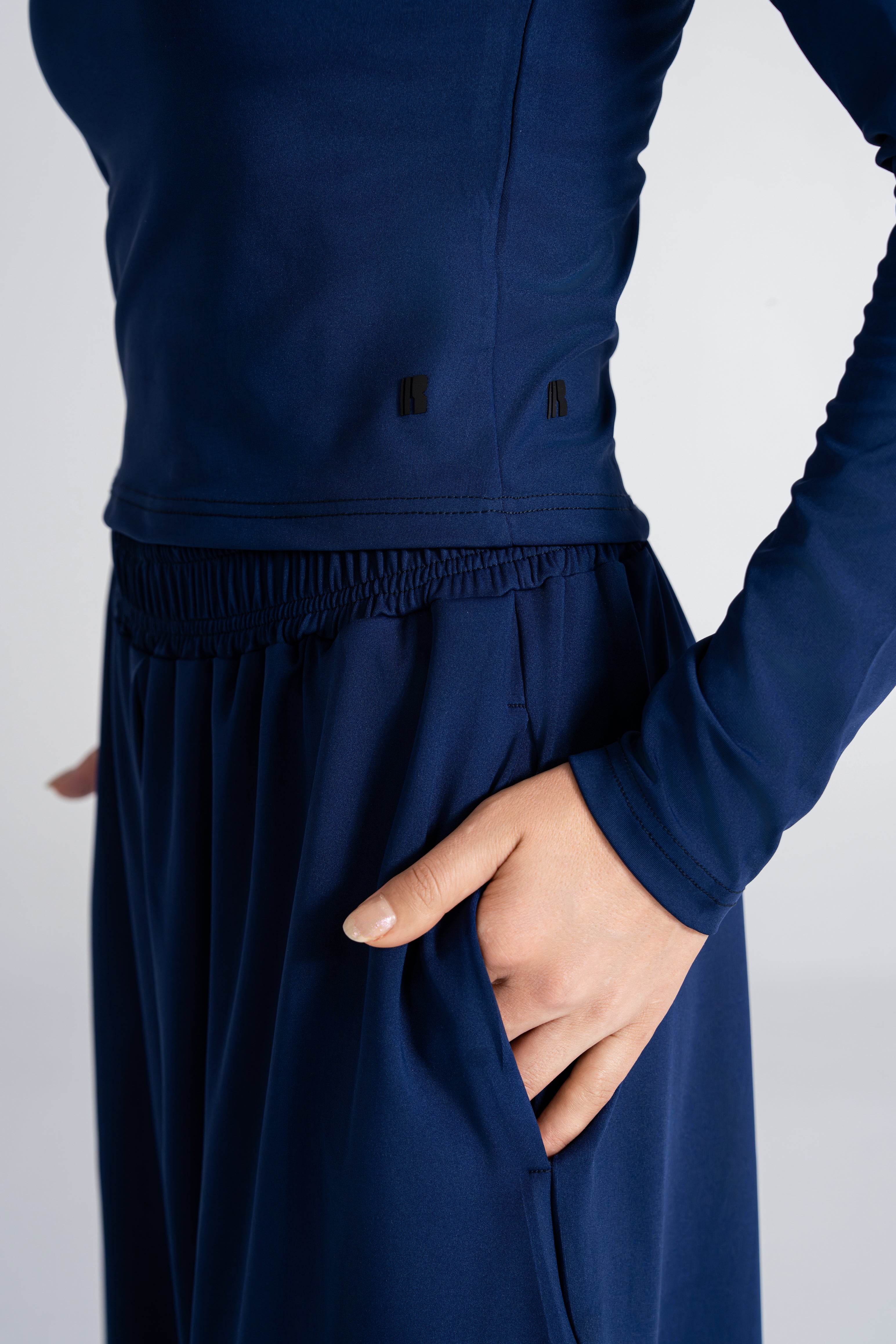 Studio Wide-Leg Pant - Midnight Navy