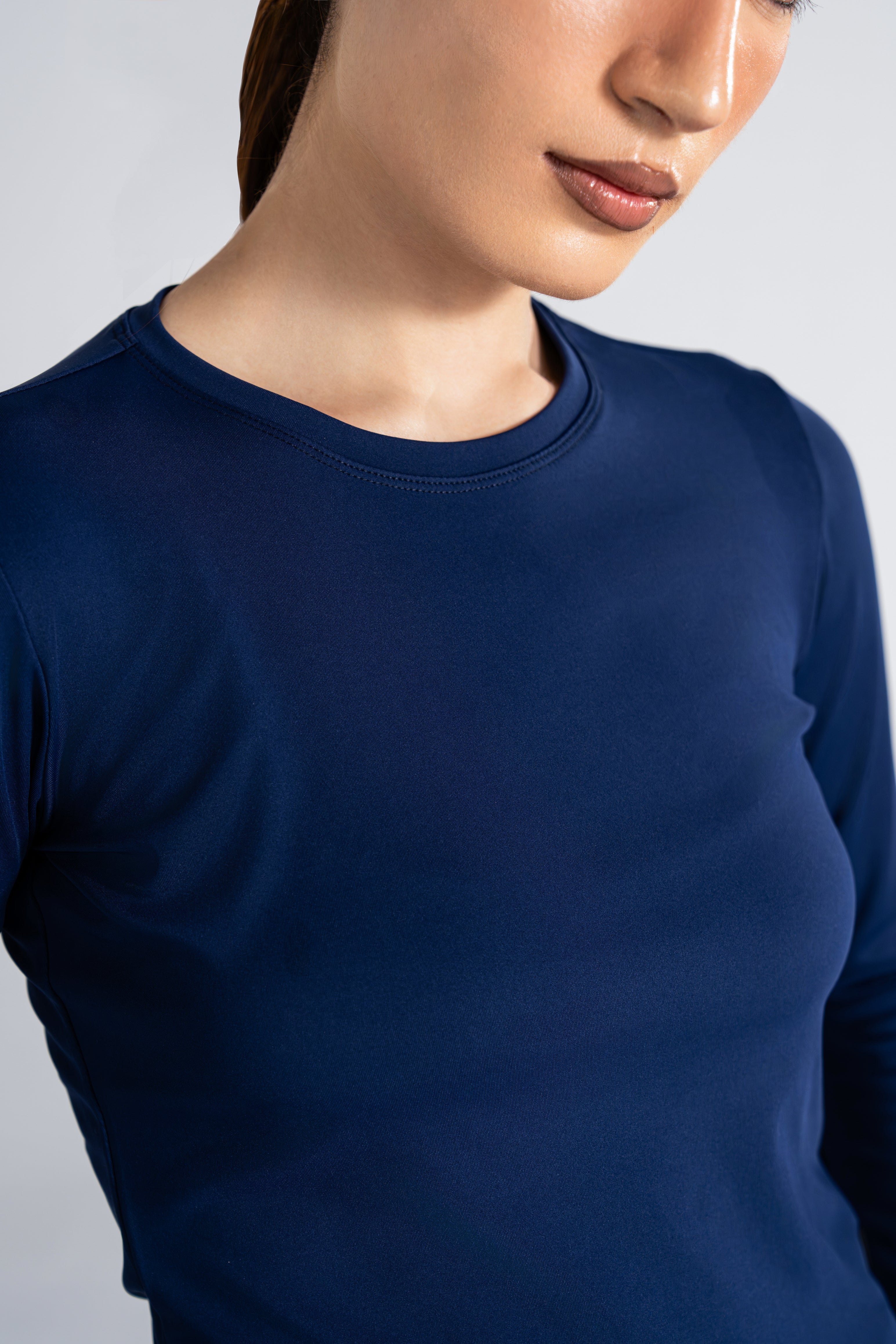 Bodyline Long Sleeve Tee - Midnight Navy