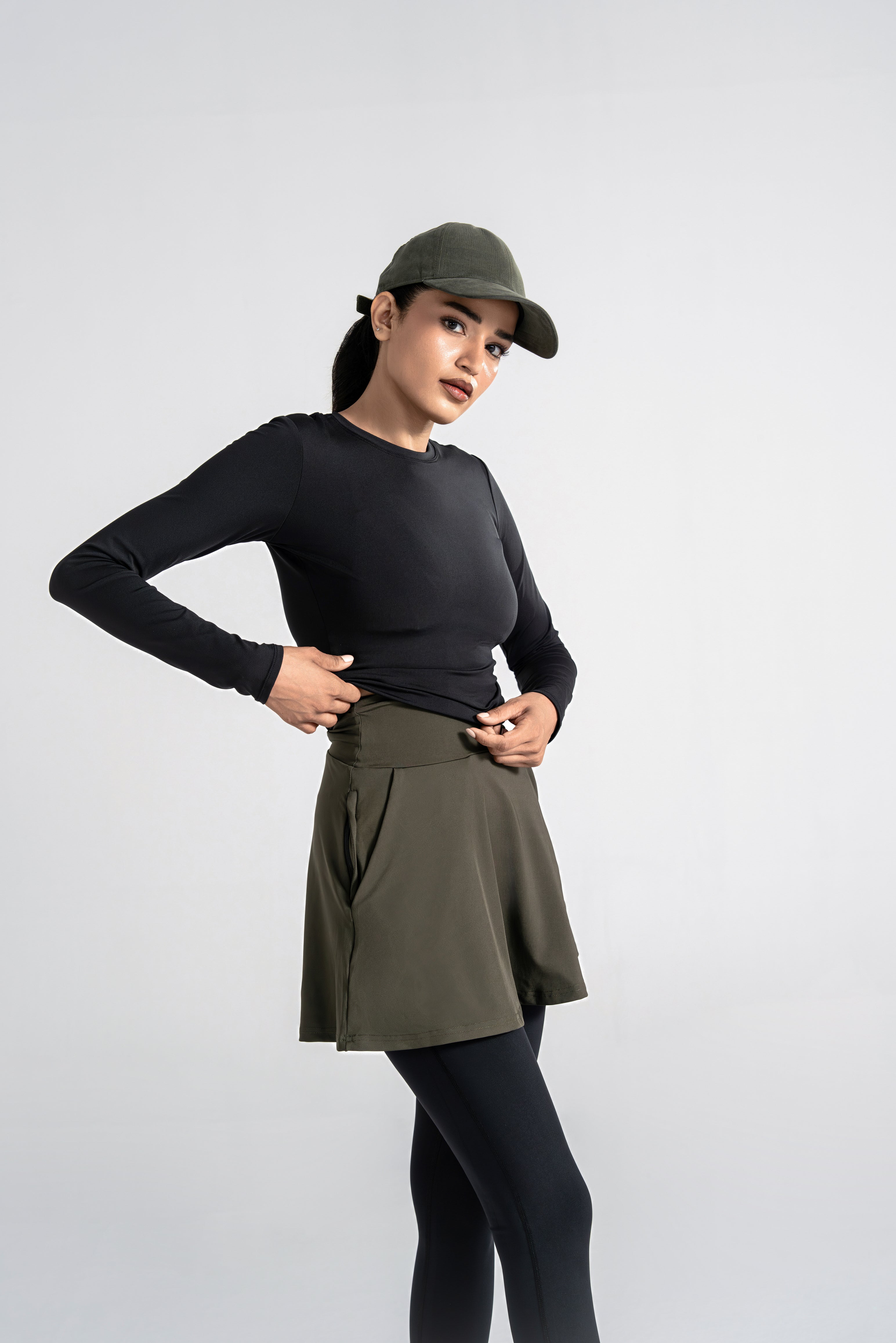 Club Skirt - Deep Olive