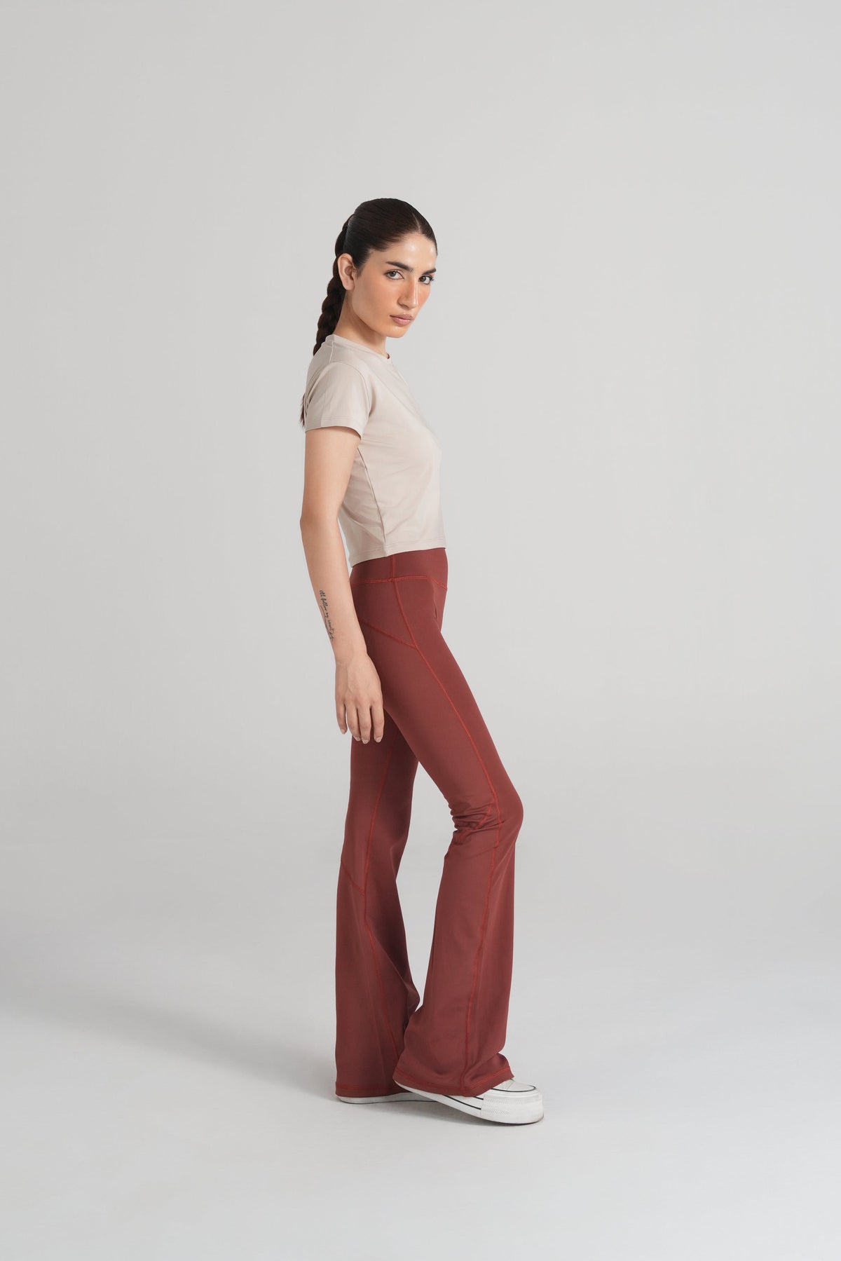 Soft Sculpt Flare Legging - Burnt Rust