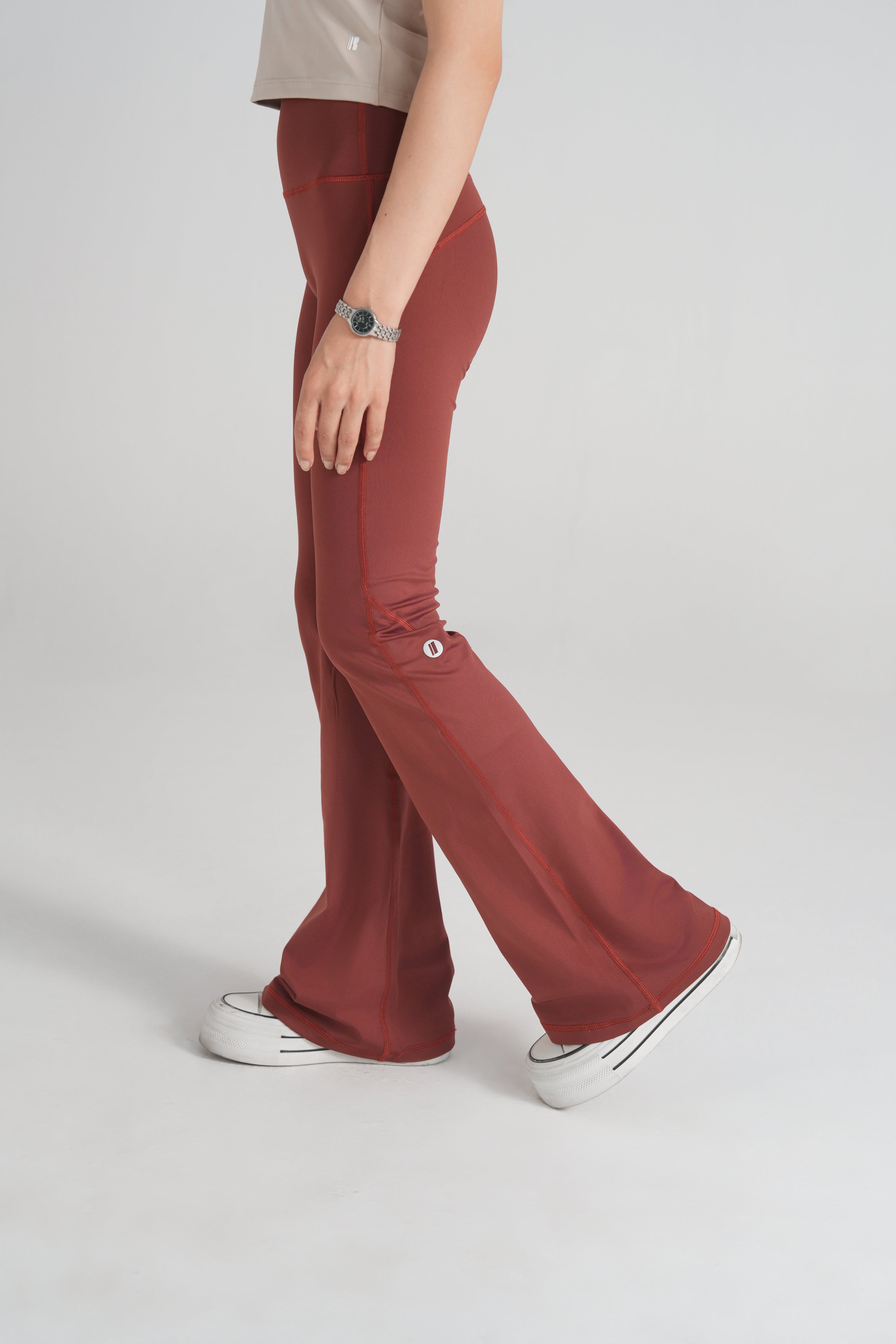 Soft Sculpt Flare Legging - Burnt Rust