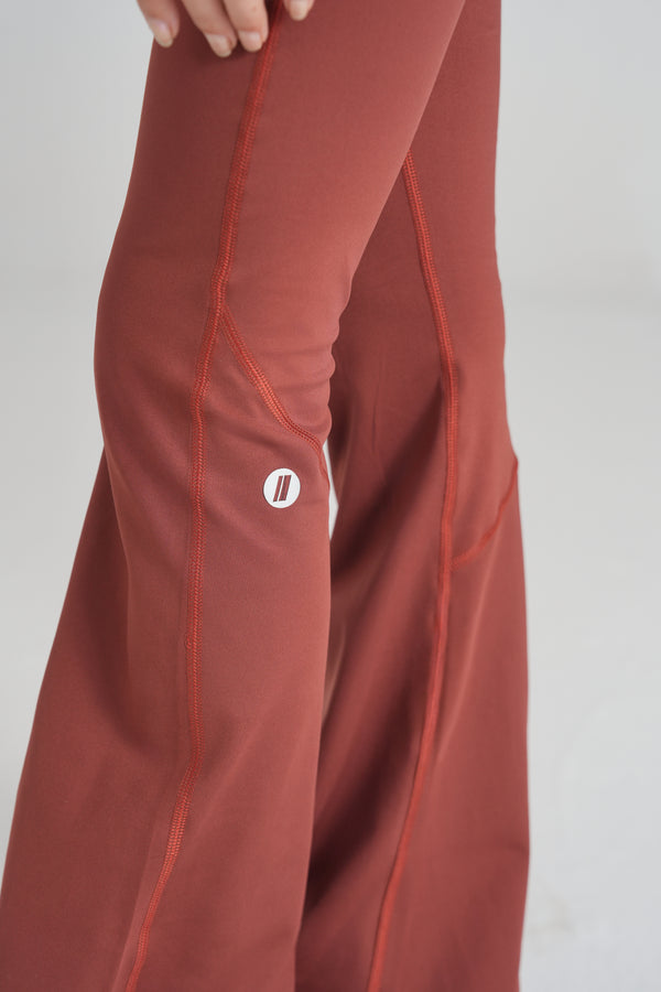 Soft Sculpt Flare Legging - Burnt Rust
