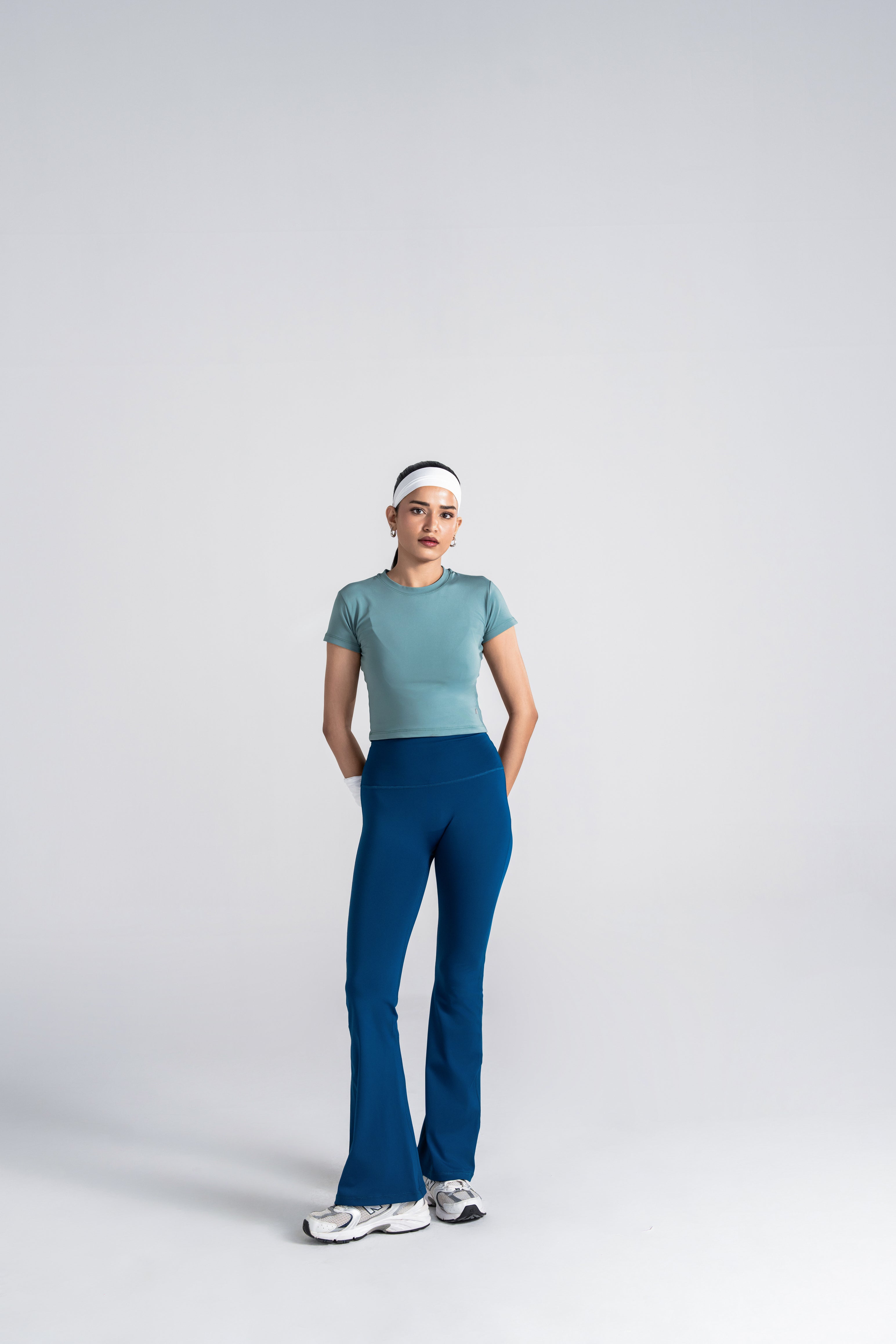 Soft Sculpt Flare Legging - Marine Blue