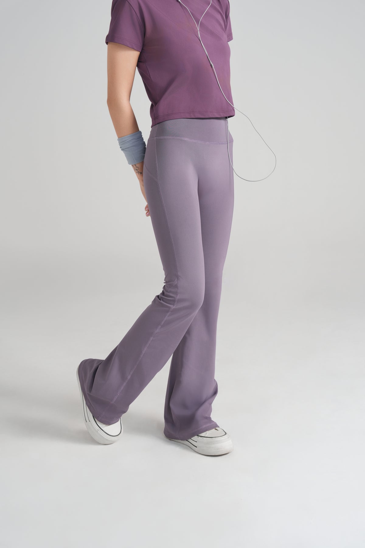 Soft Sculpt Flare Legging - Dusty Purple