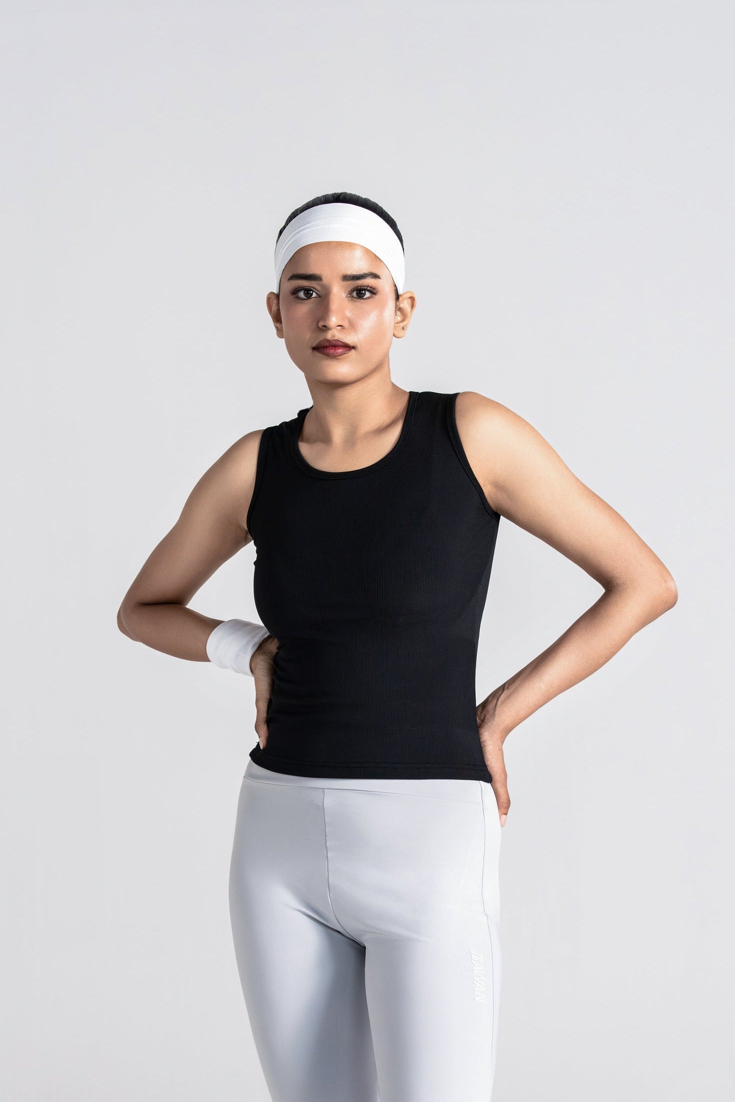 Contour Rib Tank - Jet Black
