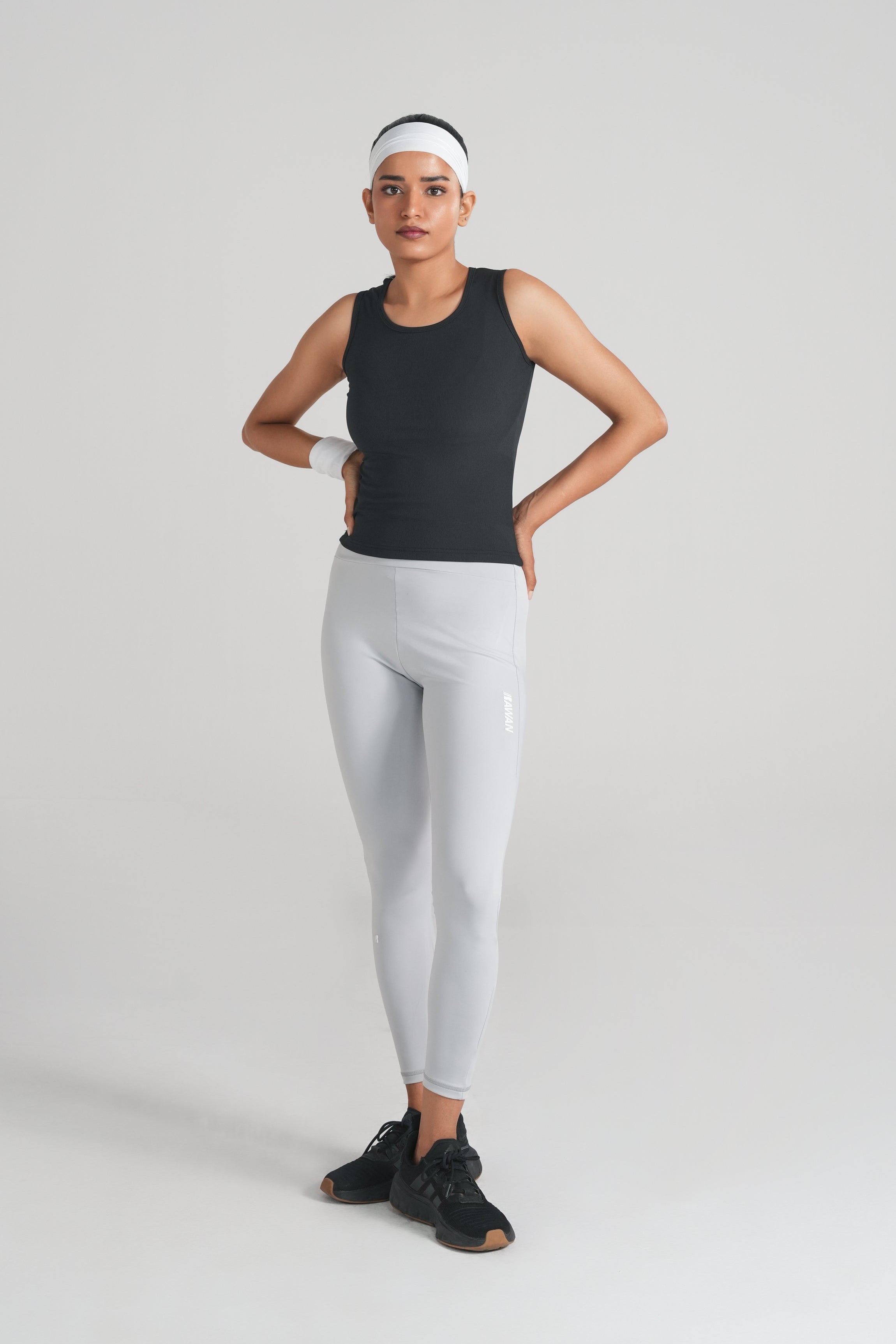 Contour Rib Tank - Jet Black