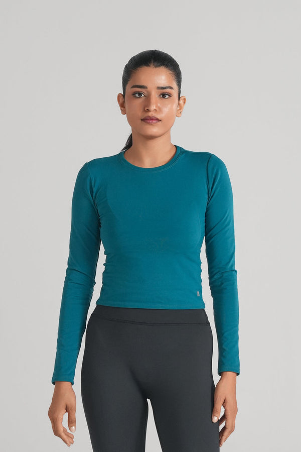 Bodyline Long Sleeve Tee - Marine Blue