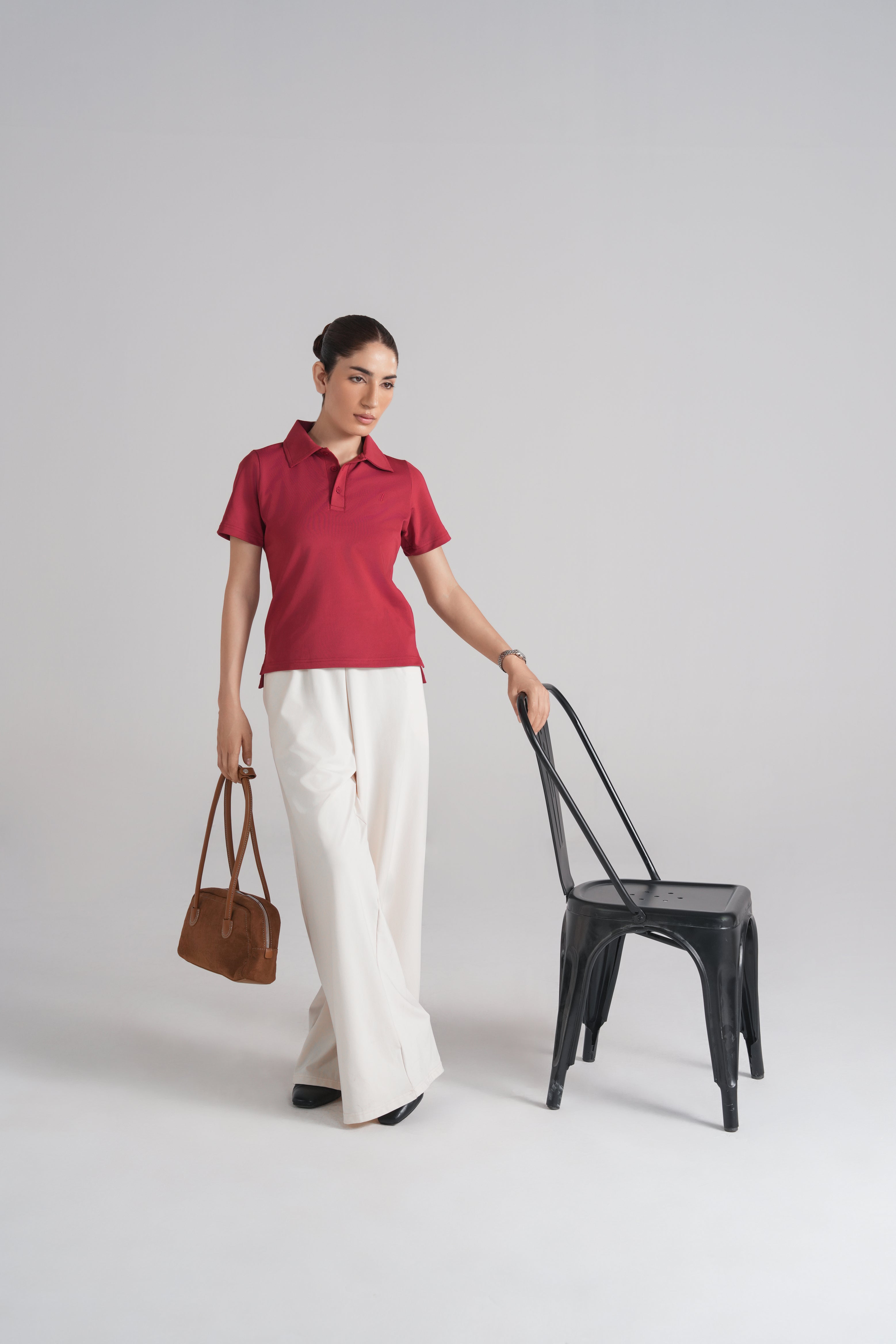 Studio Wide-Leg Pant - Bone