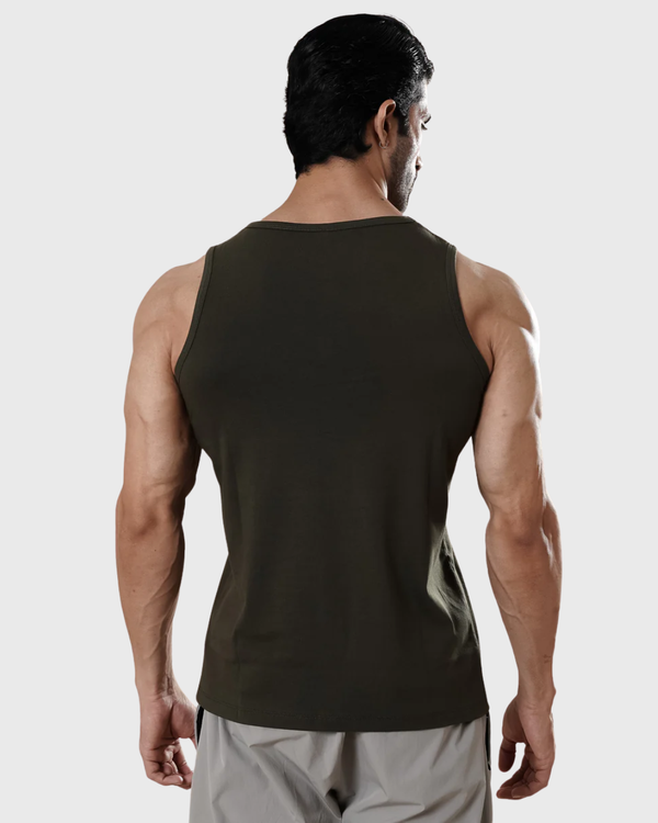 Essential Tank - Combat Green