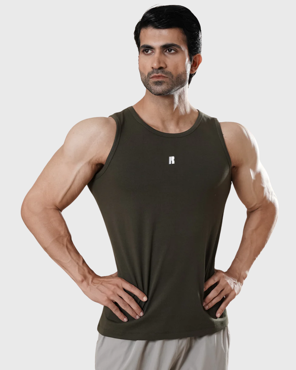 Essential Tank - Combat Green