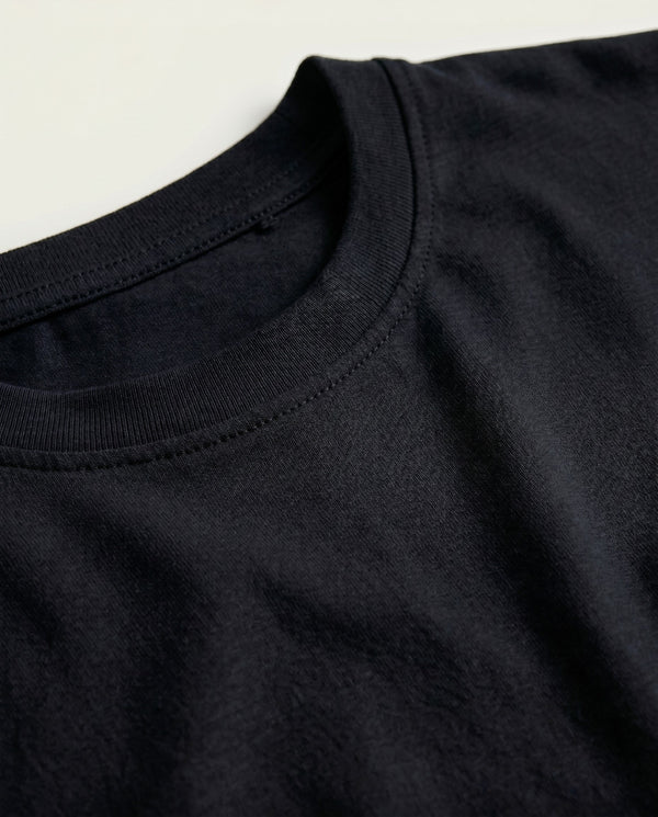 24.7 Oversized Tee - Just  Black
