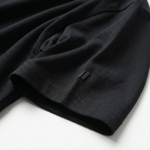 24.7 Oversized Tee - Just  Black