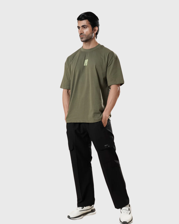 RAWAN Oversized Tee - Olive Green
