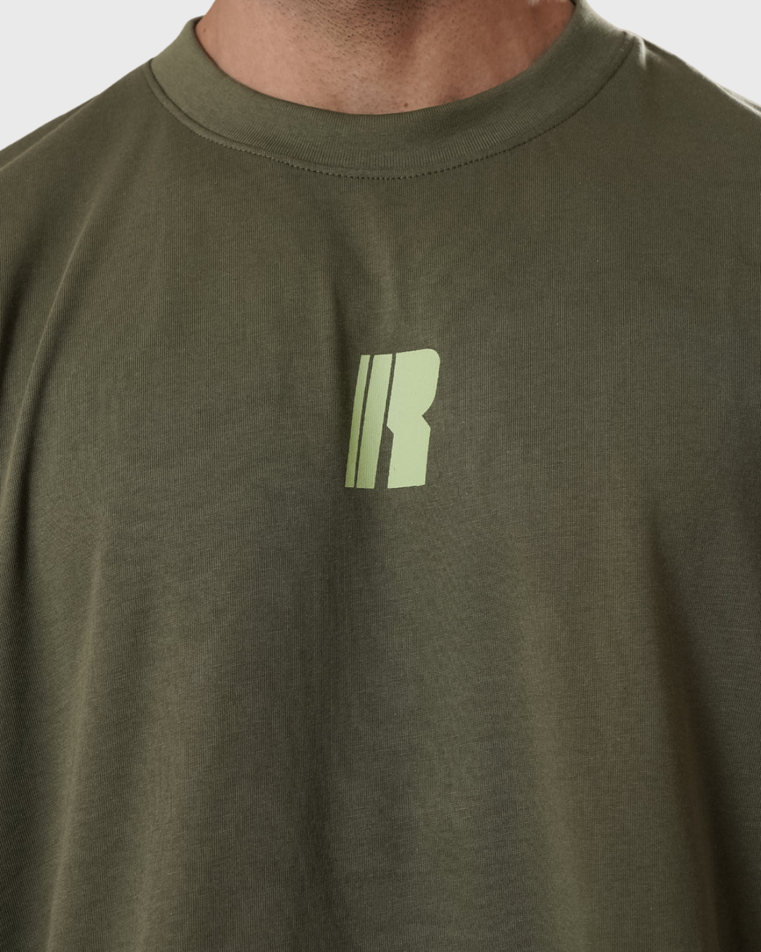 RAWAN Oversized Tee - Olive Green