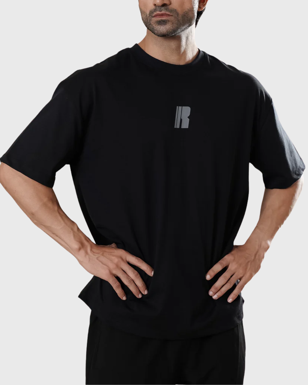 RAWAN Oversized Tee - Jet Black