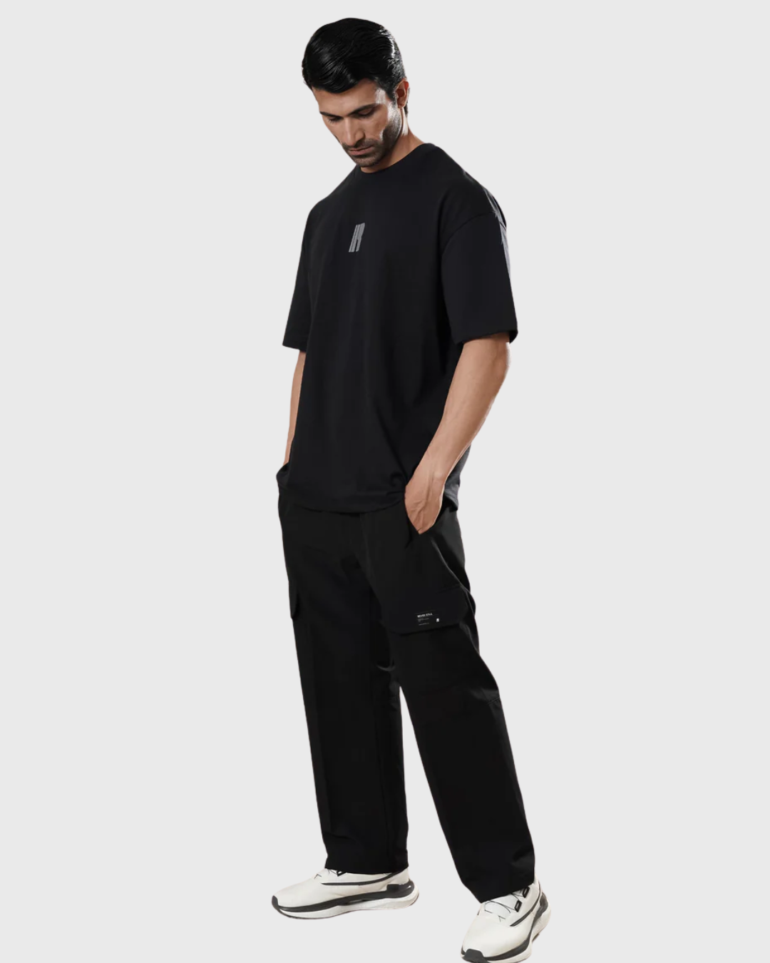 RAWAN Oversized Tee - Jet Black