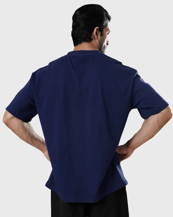 RAWAN Oversized Tee - Midnight Blue