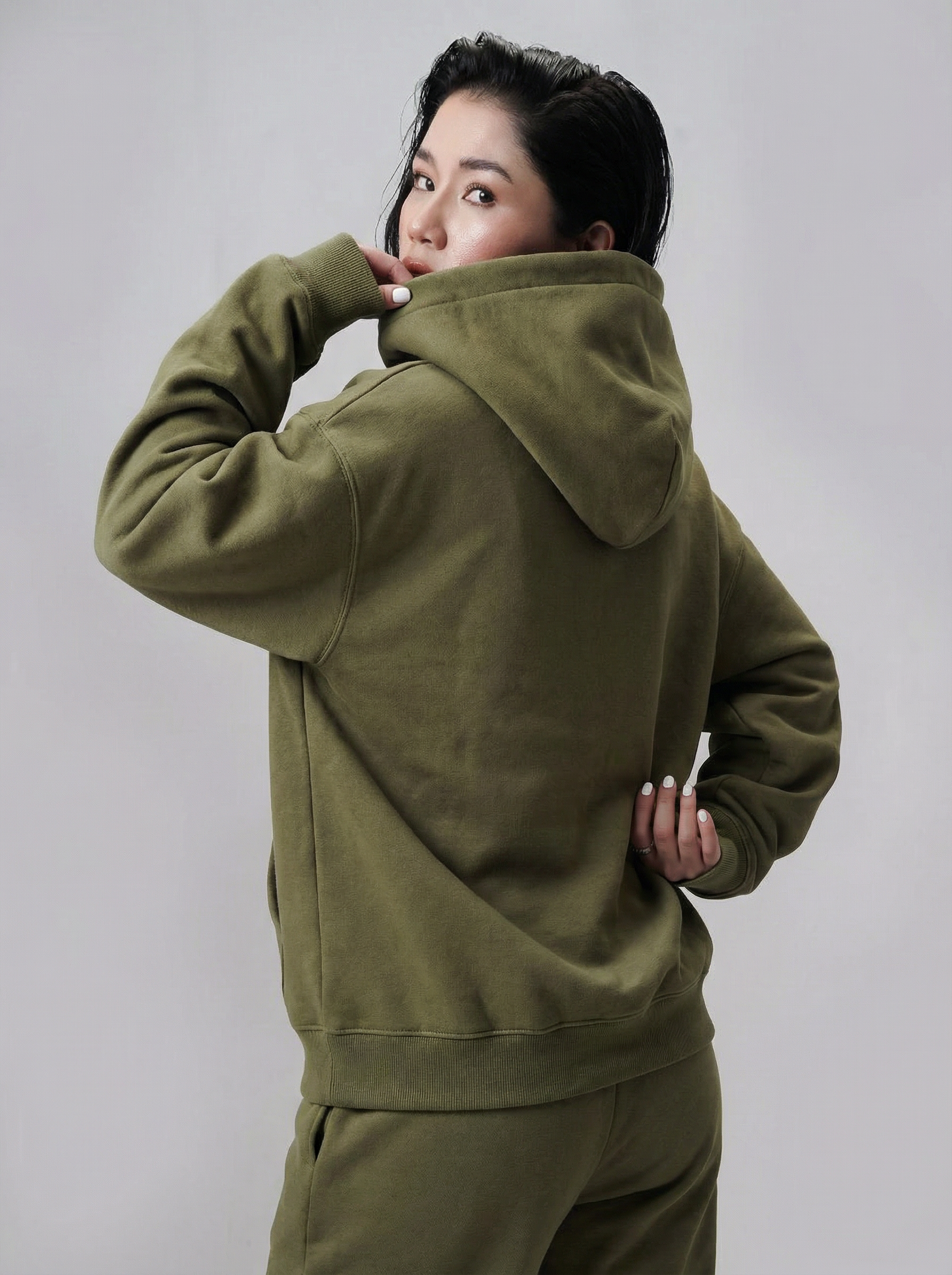 24.7 Hoodie - Pure Olive