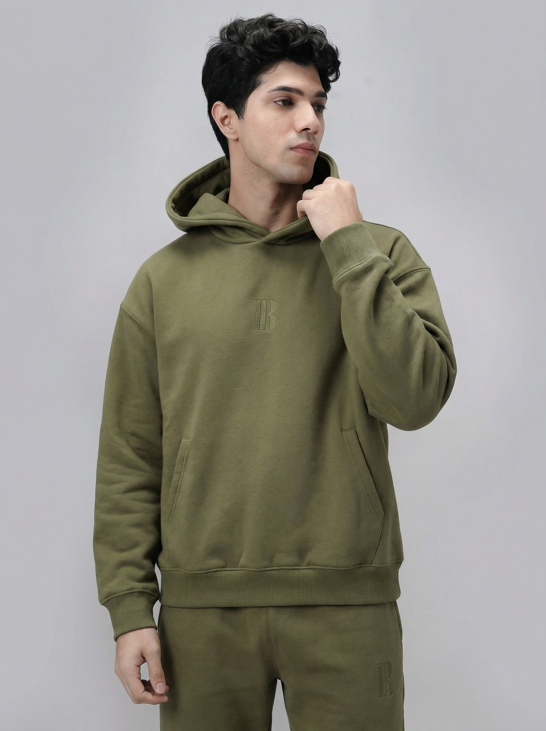24.7 Hoodie - Pure Olive