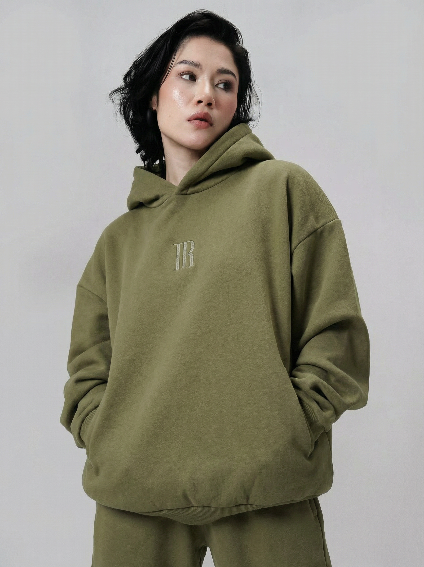 24.7 Hoodie - Pure Olive