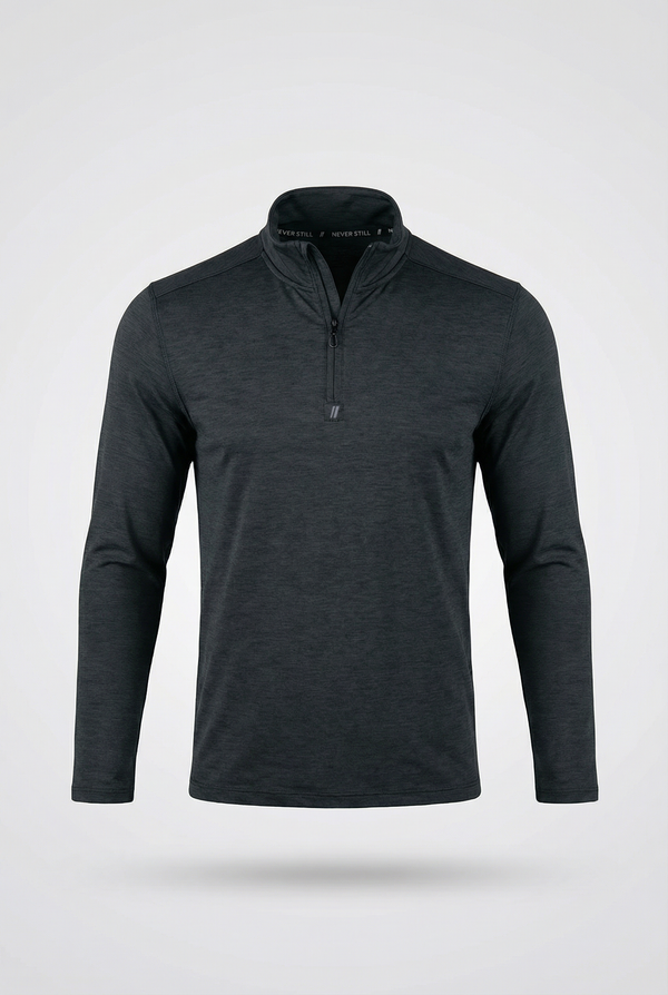 Tempo 1/4 Zip - Carbon Heather