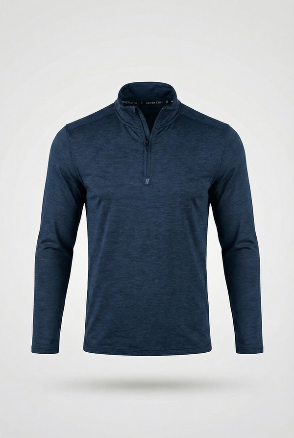 Tempo 1/4 Zip - Ocean Blue