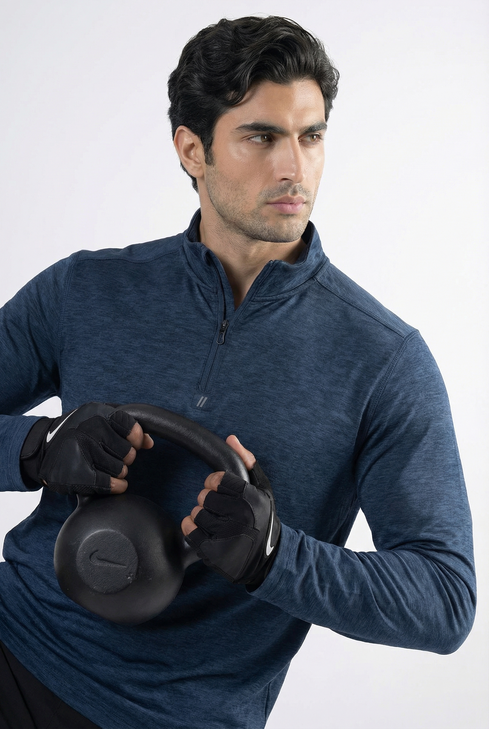 Tempo 1/4 Zip - Ocean Blue