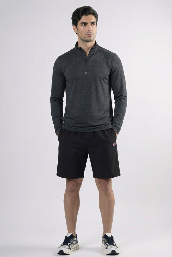 Tempo 1/4 Zip - Carbon Heather