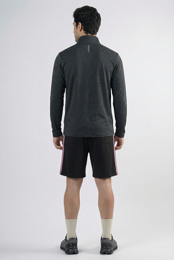 Tempo 1/4 Zip - Carbon Heather