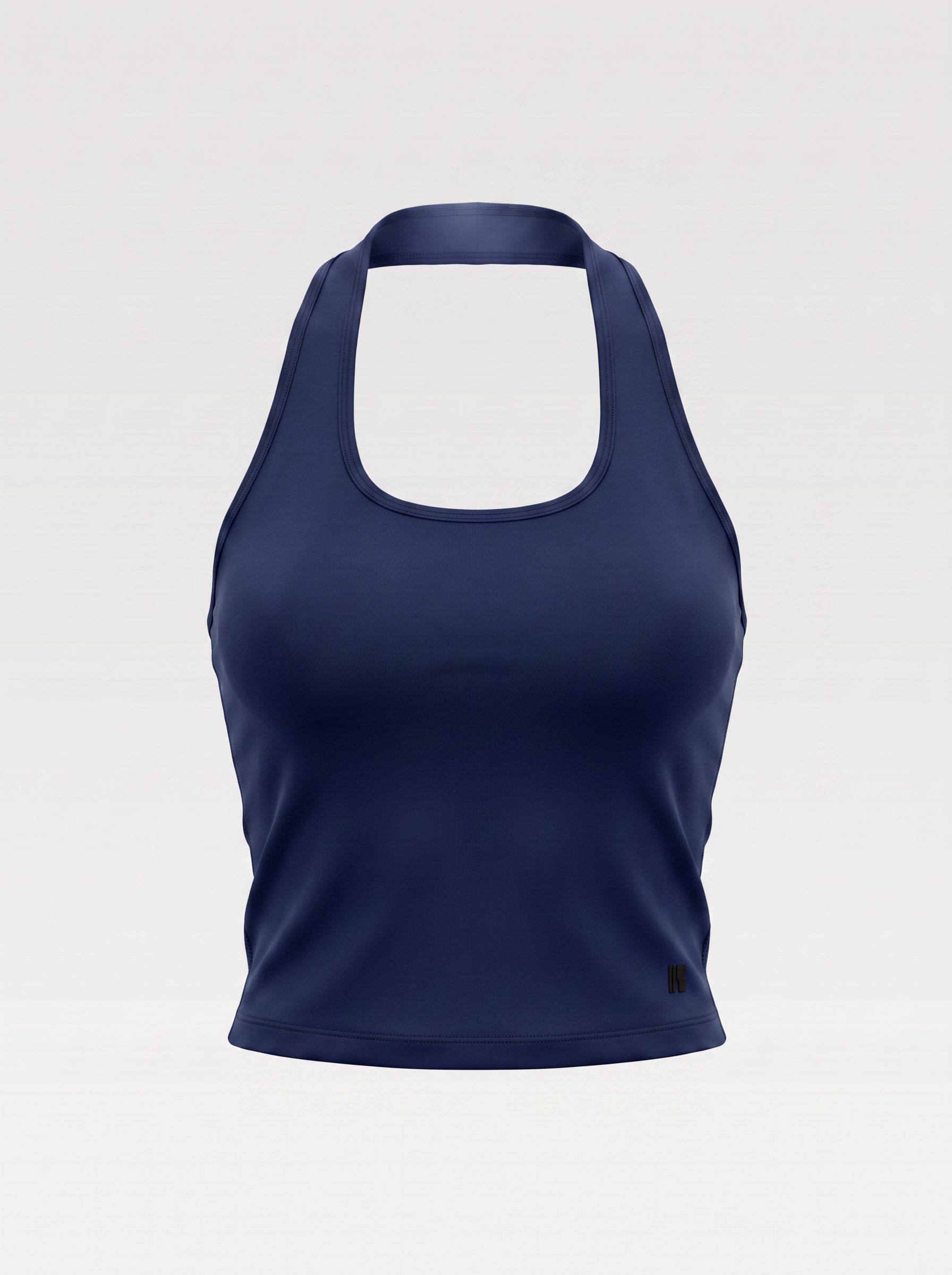 Sculpt Halter Top - Midnight Navy
