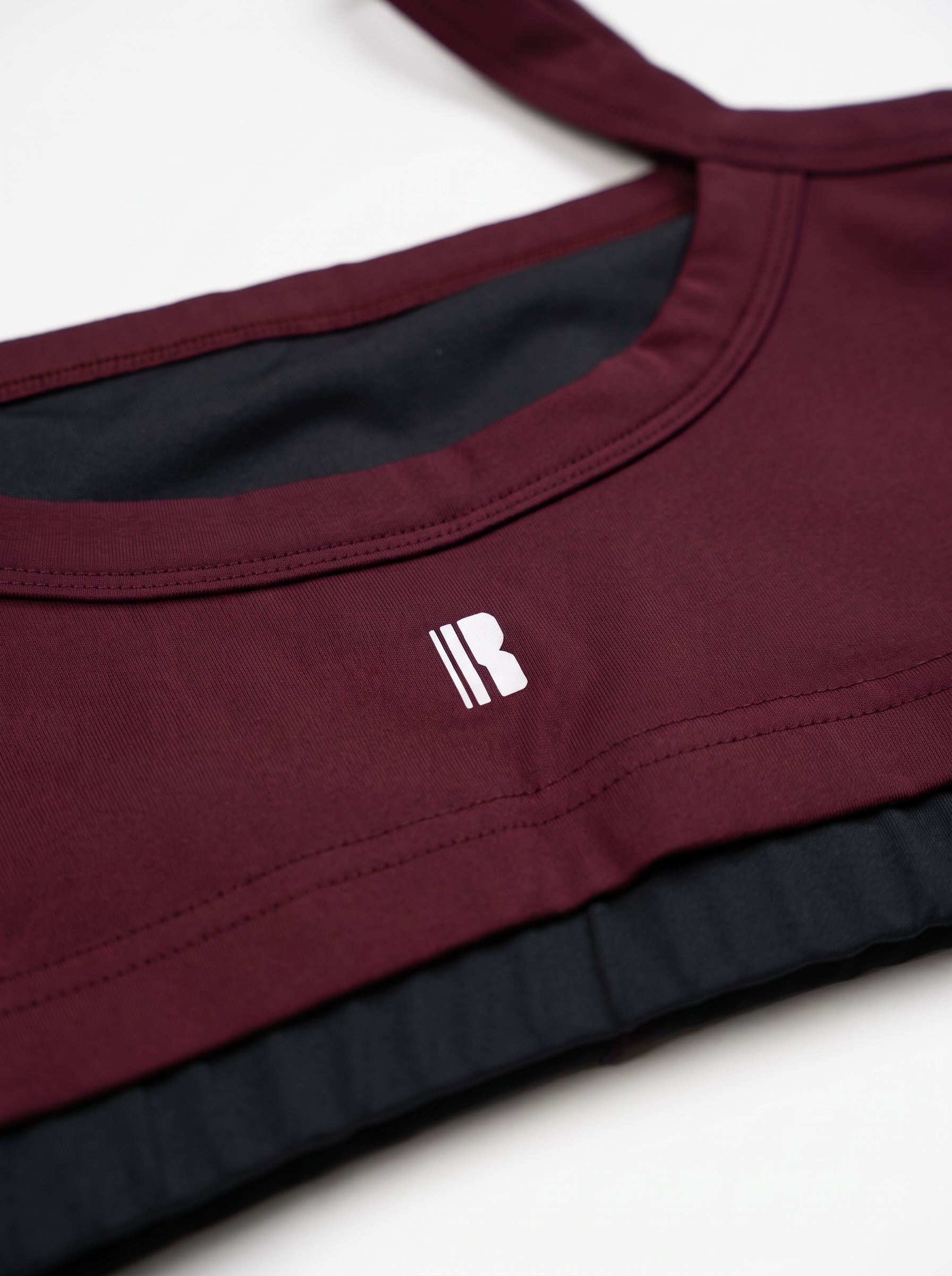Cloud Bra - Anthracite / Burgundy