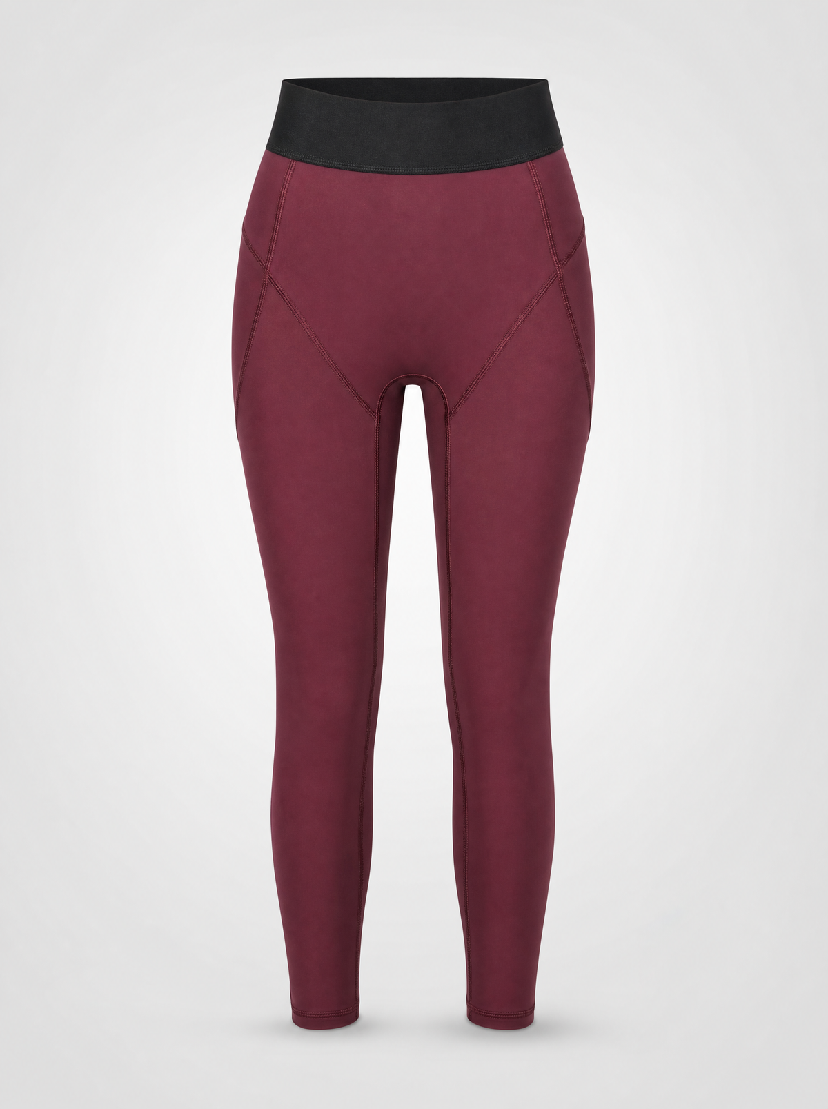 Rawan Outline Legging in Burgundy / Deep Burgundy - Women's Leggings