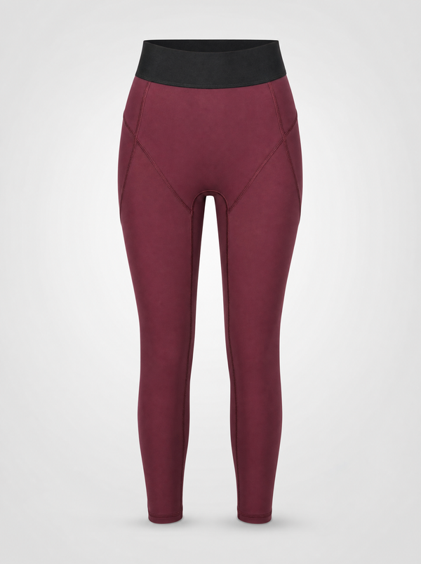 Outline Legging - Burgundy / Deep Burgundy