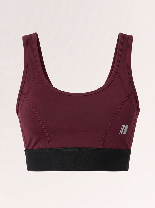 Outline Bra - Burgundy / Deep Burgundy
