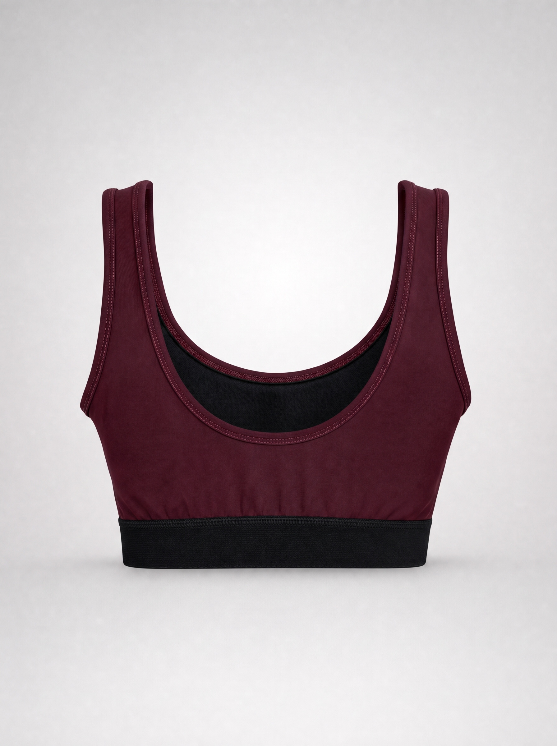 Outline Bra - Burgundy / Deep Burgundy