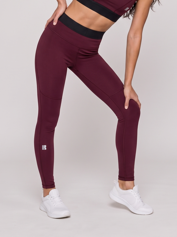 Outline Legging - Burgundy / Deep Burgundy