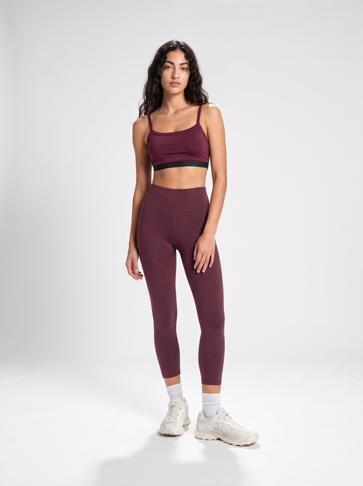 Cloud Bra - Anthracite / Burgundy