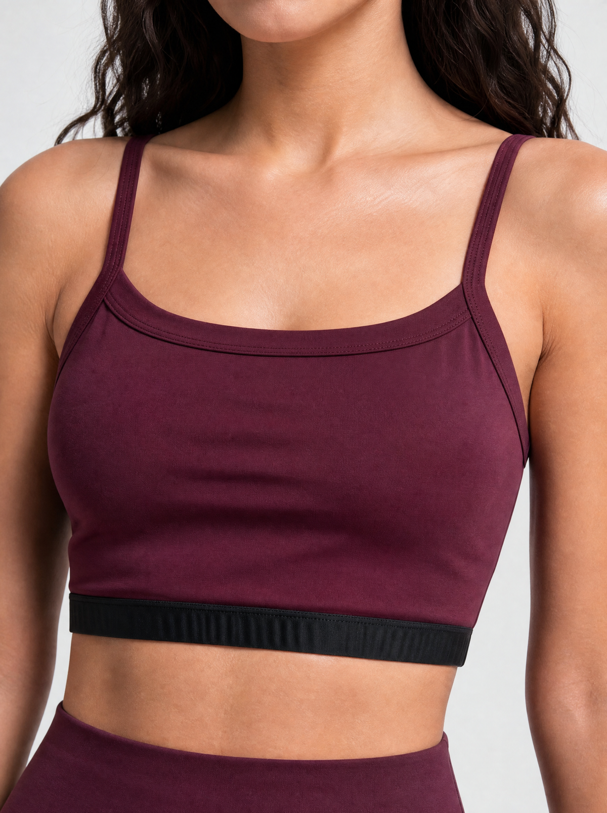 Cloud Bra - Anthracite / Burgundy