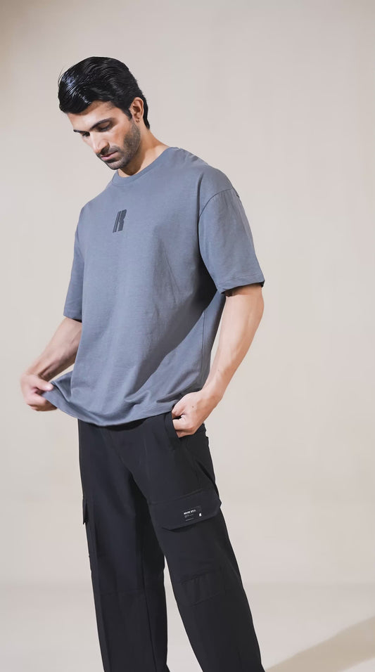 RAWAN Oversized Tee - Storm Grey